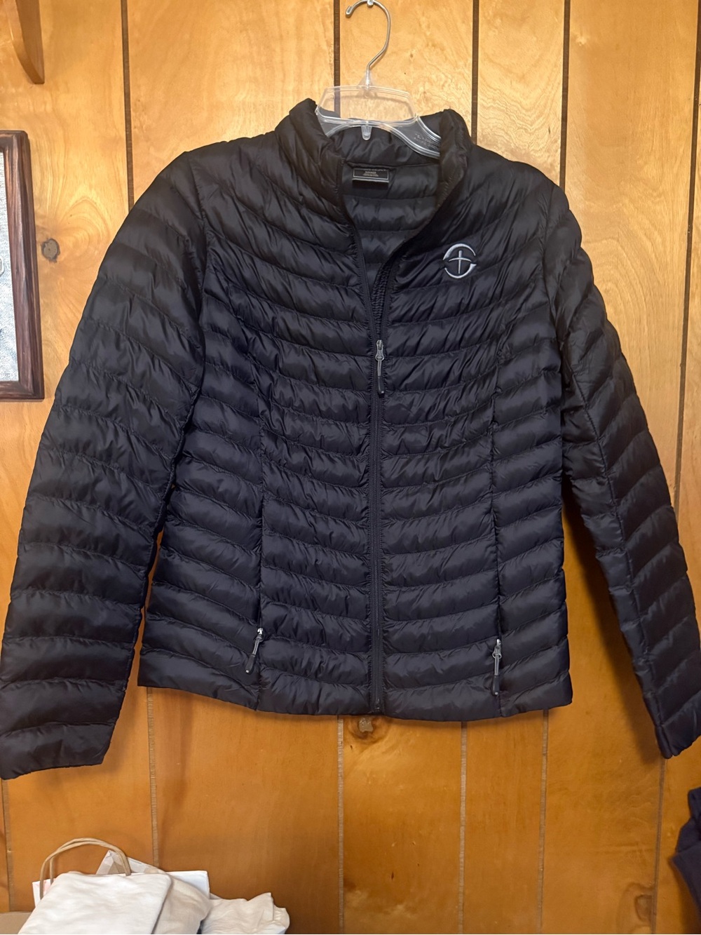 32 Degrees Black Quilted Lightweight Puffer Jacket